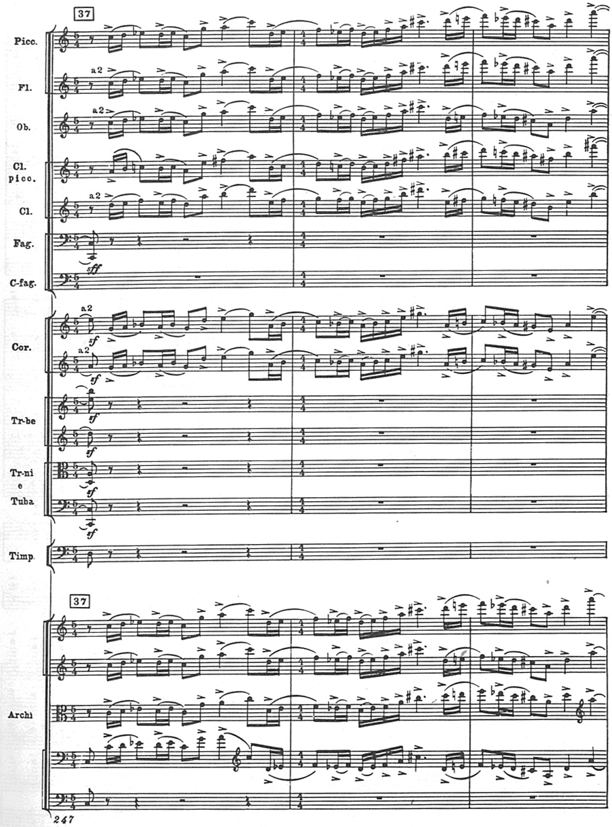 Shostakovich 5 symphony score